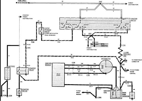 1990 ford ranger starter wiring diagram 